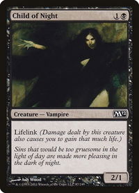 Child of Night - Magic 2012 (M12) (M12) #87 - Common Magic: The Gathering Trading Card