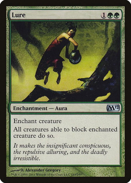 Lure - Magic 2012 (M12) Magic: The Gathering trading card