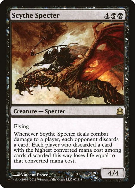 Scythe Specter - Commander Magic: The Gathering trading card