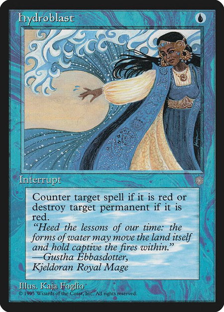 Hydroblast - Ice Age Magic: The Gathering trading card