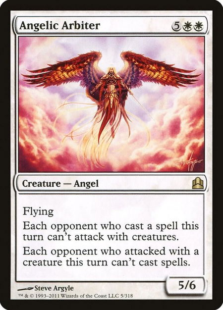 Angelic Arbiter - Commander Magic: The Gathering trading card