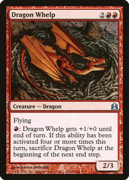 Dragon Whelp - Commander Magic: The Gathering trading card