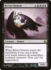 Reiver Demon - Commander (CMD) #95 - Rare Magic: The Gathering Trading Card