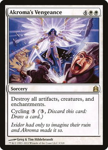 Akroma's Vengeance - Commander (CMD) #3 - Rare Magic: The Gathering Trading Card