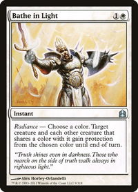 Bathe in Light - Commander (CMD) #9 - Uncommon Magic: The Gathering Trading Card