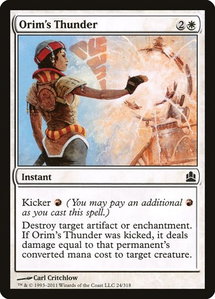 Orim's Thunder - Commander (CMD) #24 - Common Magic: The Gathering Trading Card