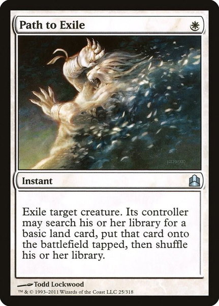 Path to Exile - Commander Magic: The Gathering trading card