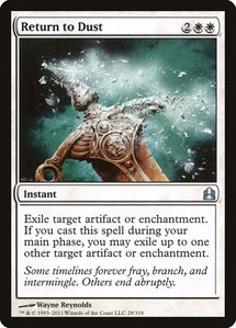 Return to Dust - Commander (CMD) #28 - Uncommon Magic: The Gathering Trading Card