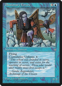 Illusionary Forces - Ice Age (ICE) #75 - Common Magic: The Gathering Trading Card