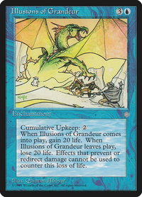 Illusions of Grandeur - Ice Age (ICE) #79 - Rare Magic: The Gathering Trading Card