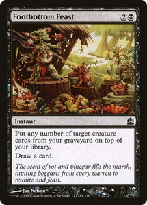 Footbottom Feast - Commander (CMD) #84 - Common Magic: The Gathering Trading Card