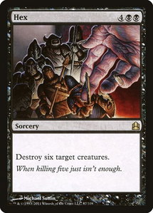 Hex - Commander (CMD) #87 - Rare Magic: The Gathering Trading Card
