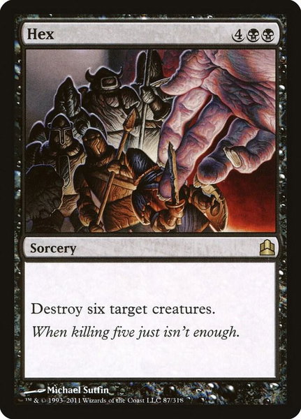 Hex - Commander Magic: The Gathering trading card
