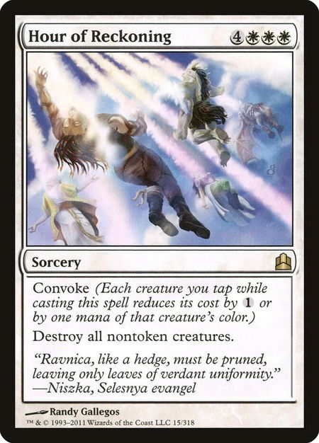 Hour of Reckoning - Commander Magic: The Gathering trading card
