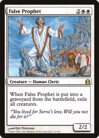 False Prophet - Commander (CMD) #13 - Rare Magic: The Gathering Trading Card