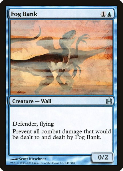 Fog Bank trading card from Commander Fog Bank - Commander Magic: The Gathering trading card