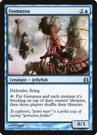 Gomazoa - Commander (CMD) #48 - Uncommon Magic: The Gathering Trading Card
