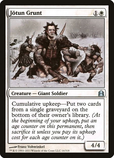 Jotun Grunt - Commander Magic: The Gathering trading card
