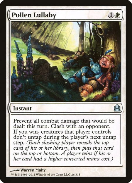 Pollen Lullaby - Commander Magic: The Gathering trading card