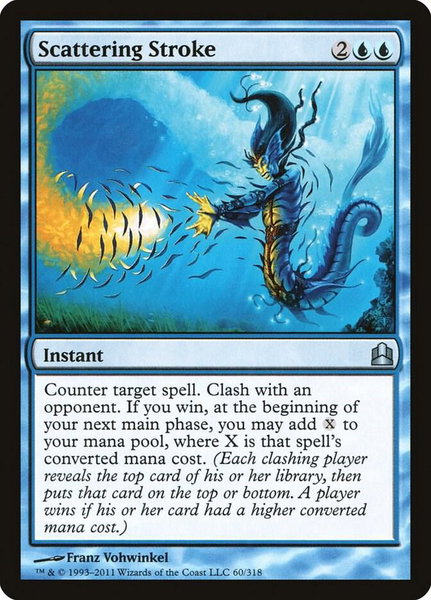 Scattering Stroke trading card from Commander Scattering Stroke - Commander Magic: The Gathering trading card