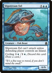 Slipstream Eel - Commander (CMD) #62 - Common Magic: The Gathering Trading Card