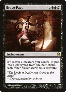 Grave Pact - Commander (CMD) #85 - Rare Magic: The Gathering Trading Card