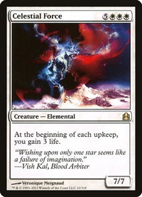 Celestial Force - Commander (CMD) #10 - Rare Magic: The Gathering Trading Card