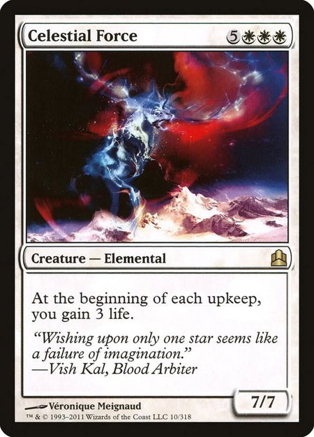 Celestial Force - Commander Magic: The Gathering trading card