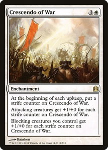 Crescendo of War - Commander (CMD) #12 - Rare Magic: The Gathering Trading Card