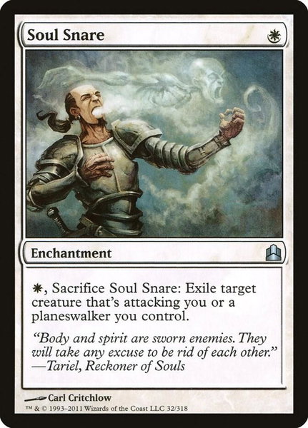 Soul Snare trading card from Commander Soul Snare - Commander Magic: The Gathering trading card