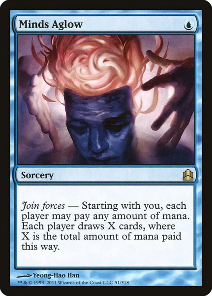 Minds Aglow - Commander Magic: The Gathering trading card