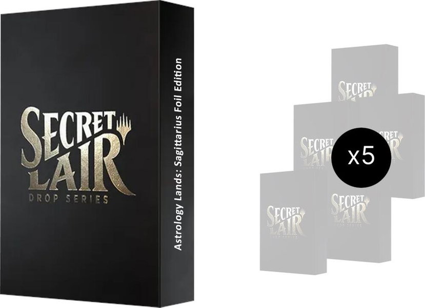 Secret Lair: Astrology Lands (Sagittarius) Bundle - Traditional Foil Edition trading card from Secret Lair Drop Series Secret Lair: Astrology Lands (Sagittarius) Bundle - Traditional Foil Edition - Secret Lair Drop Series Magic: The Gathering trading card