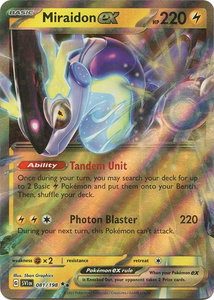 Miraidon ex - 081/198 - SV01: Scarlet & Violet Base Set (SVI) #081/198 - Double Rare Pokémon Trading Card