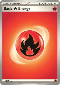 Basic Fire Energy - 002 - SVE: Scarlet & Violet Energies (SVE) #002 - Common Pokémon Trading Card