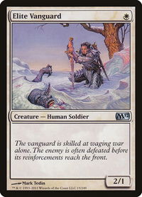 Elite Vanguard - Magic 2012 (M12) (M12) #15 - Uncommon Magic: The Gathering Trading Card