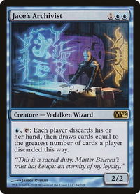 Jace's Archivist - Magic 2012 (M12) (M12) #59 - Rare Magic: The Gathering Trading Card