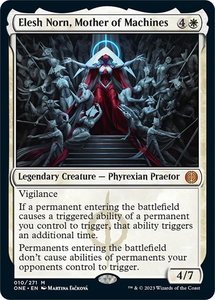 Elesh Norn, Mother of Machines - Phyrexia: All Will Be One (ONE) #10 - Mythic Rare Magic: The Gathering Trading Card