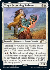 Vikya, Scorching Stalwart - SLX Cards (SLX) #11 - Rare Magic: The Gathering Trading Card
