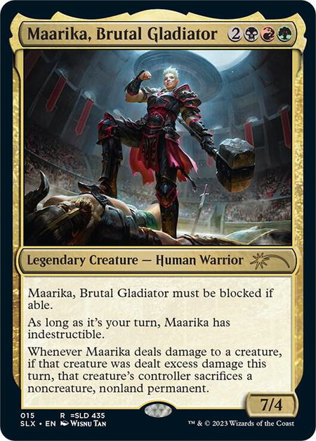 Maarika, Brutal Gladiator - SLX Cards Magic: The Gathering trading card