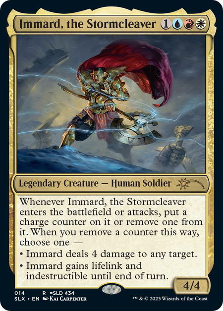 Immard, the Stormcleaver - SLX Cards Magic: The Gathering trading card