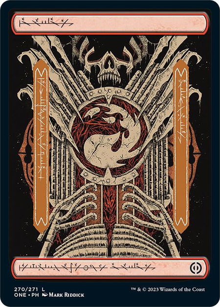 Mountain (270) - Full Art - Phyrexia: All Will Be One Magic: The Gathering trading card