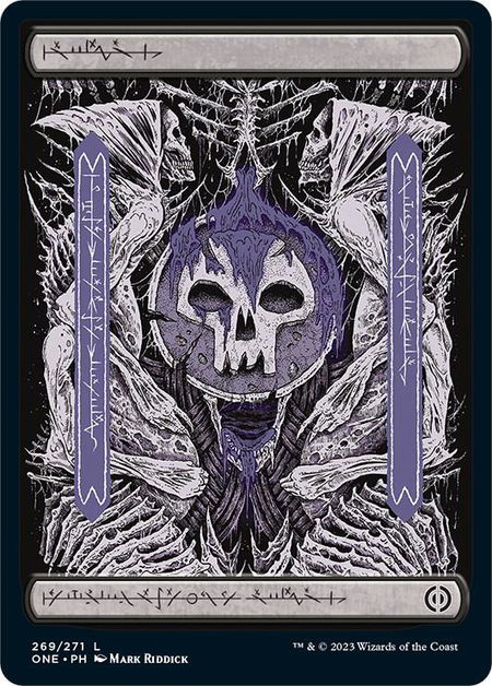 Swamp (269) - Full Art - Phyrexia: All Will Be One Magic: The Gathering trading card