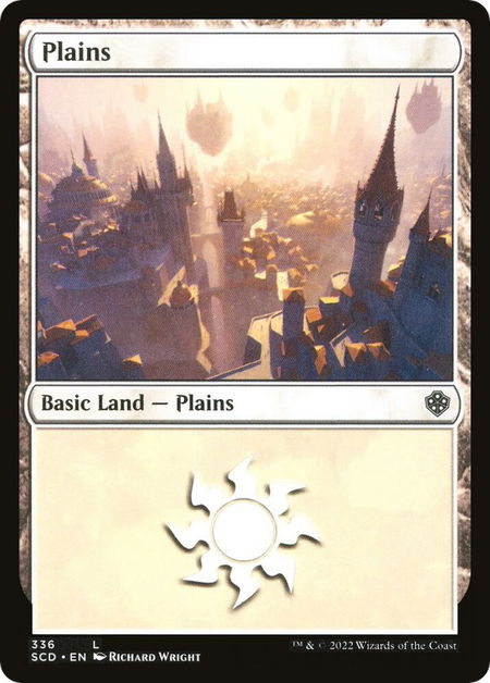 Plains (336) - Starter Commander Decks Magic: The Gathering trading card