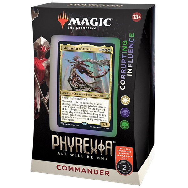Phyrexia: All Will Be One Commander Deck - Corrupting Influence trading card from Commander: Phyrexia: All Will Be One Phyrexia: All Will Be One Commander Deck - Corrupting Influence - Commander: Phyrexia: All Will Be One Magic: The Gathering trading card