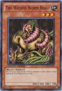 The Wicked Worm Beast - Gold Series 4: Pyramids Edition YuGiOh trading card