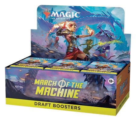 March of the Machine - Draft Booster Box trading card from March of the Machine March of the Machine - Draft Booster Box - March of the Machine Magic: The Gathering trading card