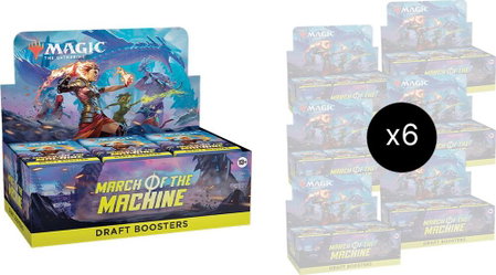 March of the Machine - Draft Booster Box Case trading card from March of the Machine March of the Machine - Draft Booster Box Case - March of the Machine Magic: The Gathering trading card
