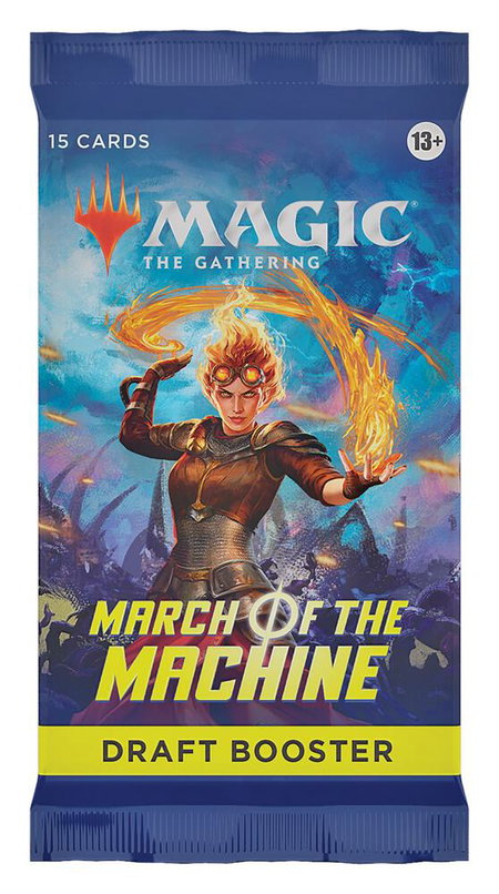 March of the Machine - Draft Booster Pack trading card from March of the Machine March of the Machine - Draft Booster Pack - March of the Machine Magic: The Gathering trading card
