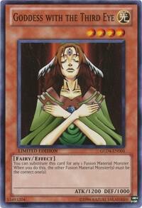 Goddess with the Third Eye - Gold Series 4: Pyramids Edition YuGiOh trading card