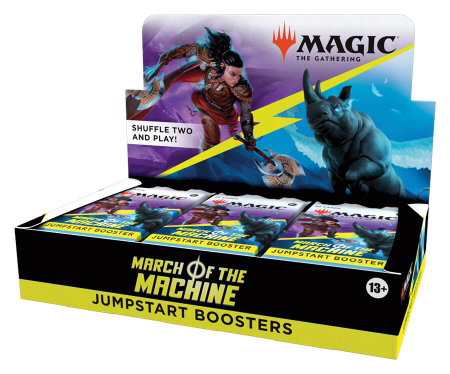 March of the Machine - Jumpstart Booster Display trading card from March of the Machine March of the Machine - Jumpstart Booster Display - March of the Machine Magic: The Gathering trading card